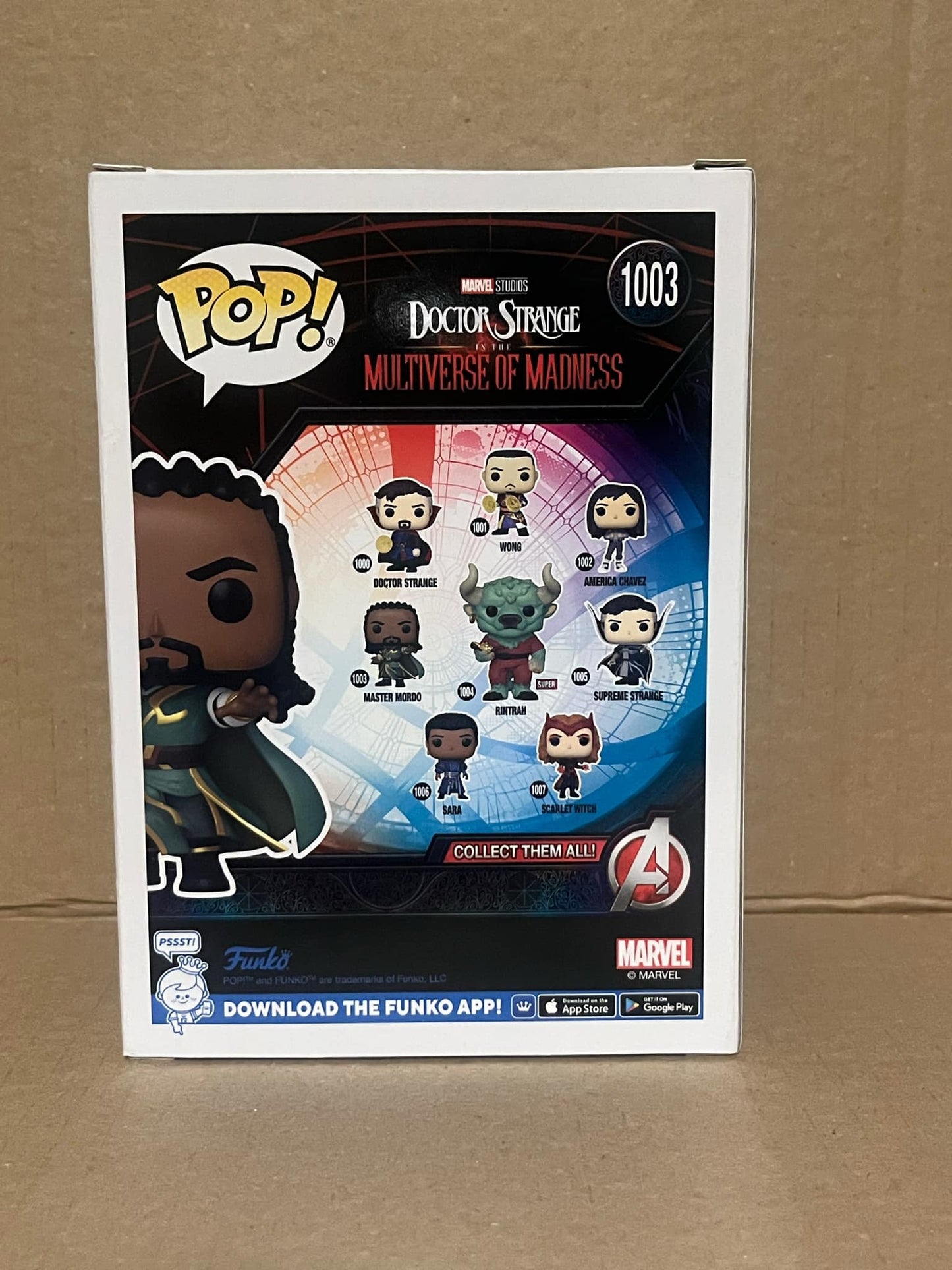 Chiwetel Ejiofor signed funko pop