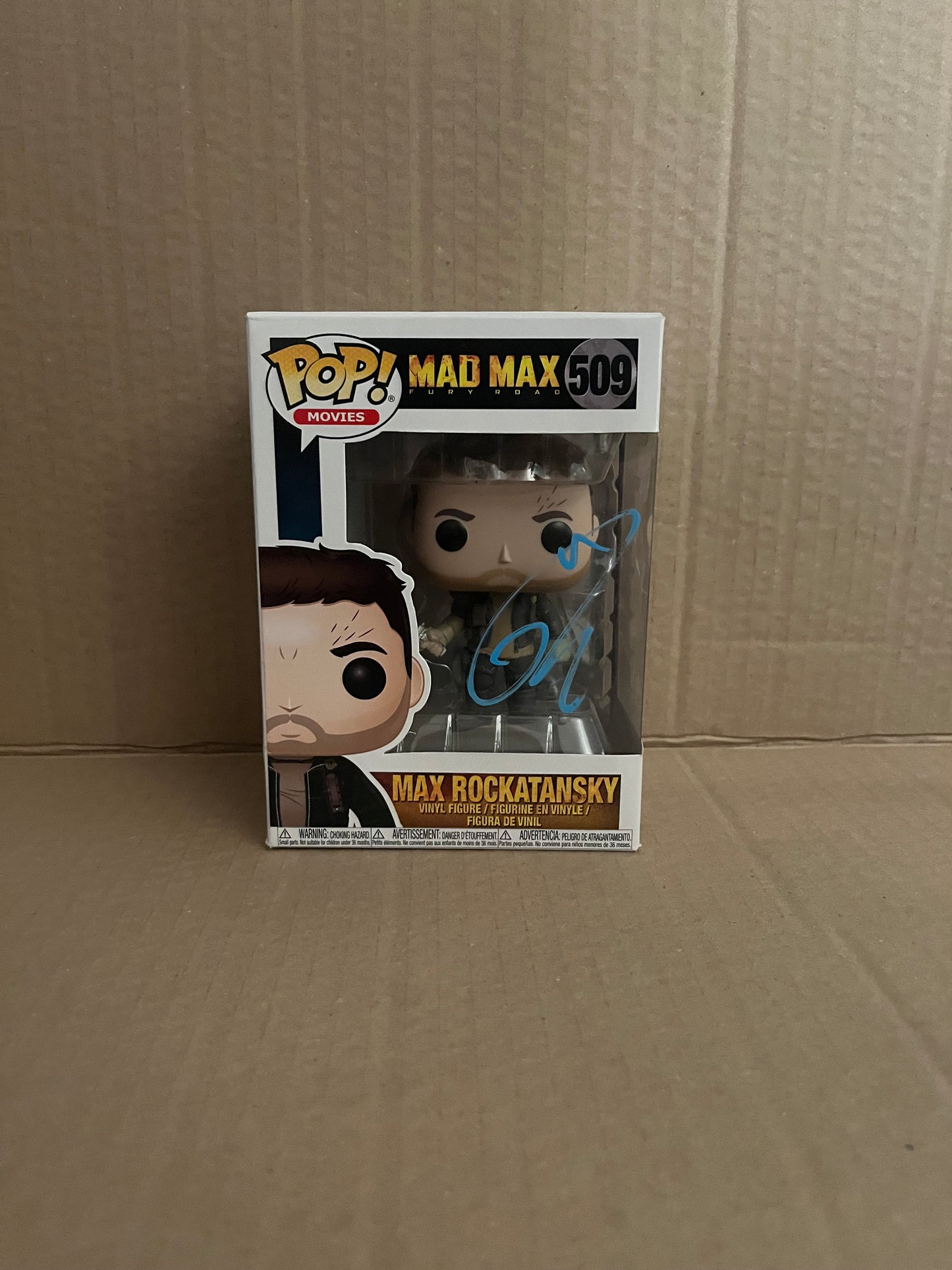 Tom Hardy Signed Funko Pop Max