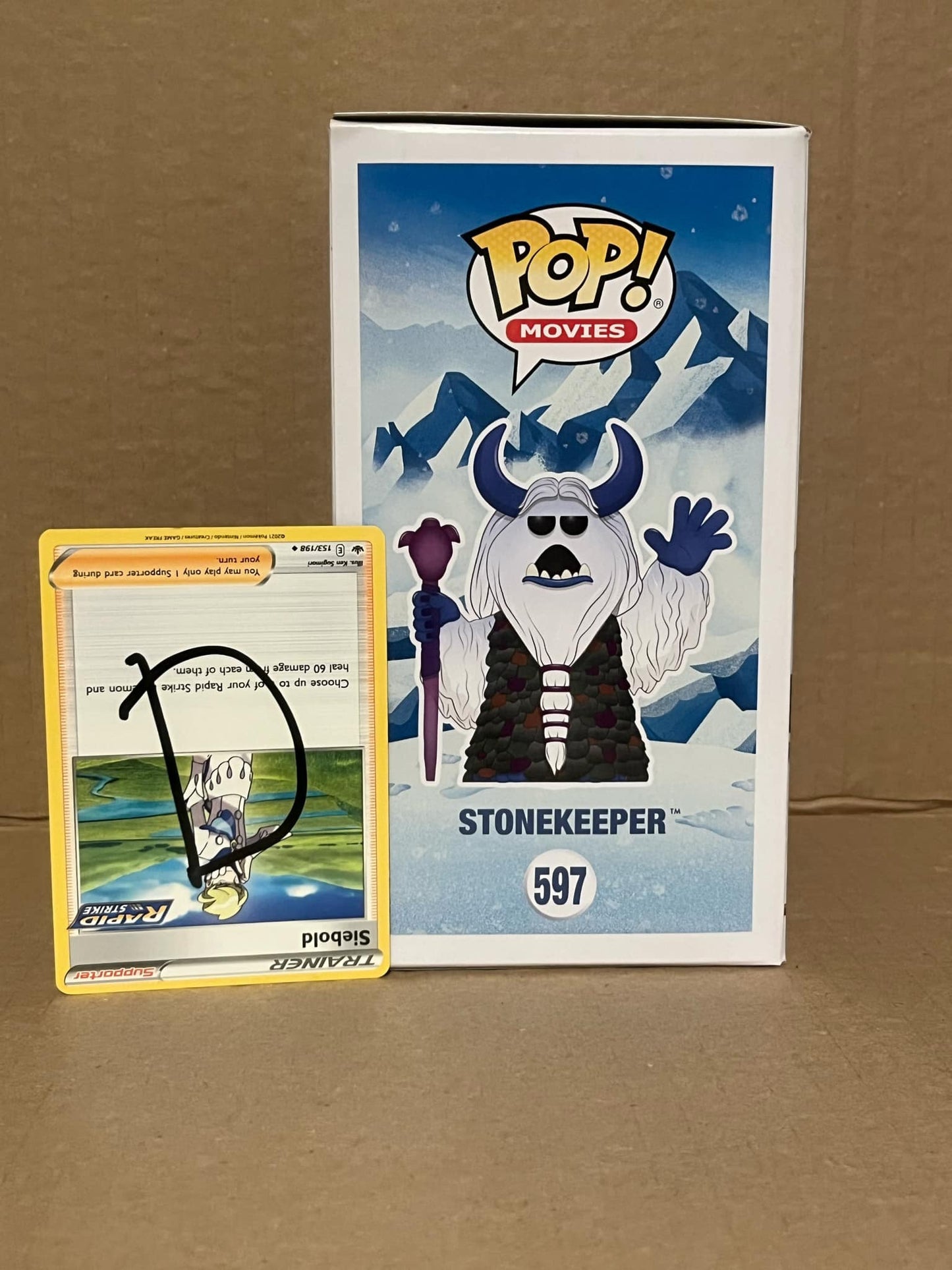 Stonekeeper Signed Funko Pop Blue D