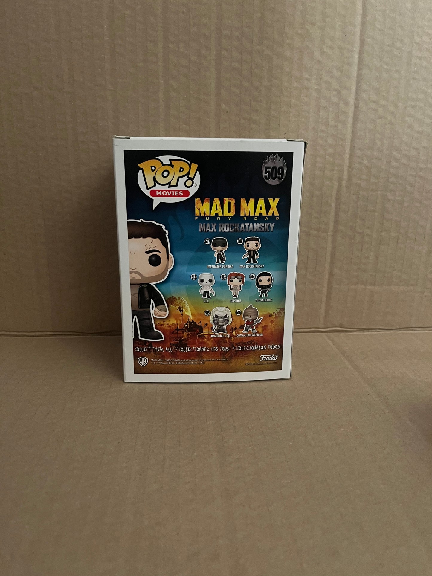 Tom Hardy Signed Funko Pop Max