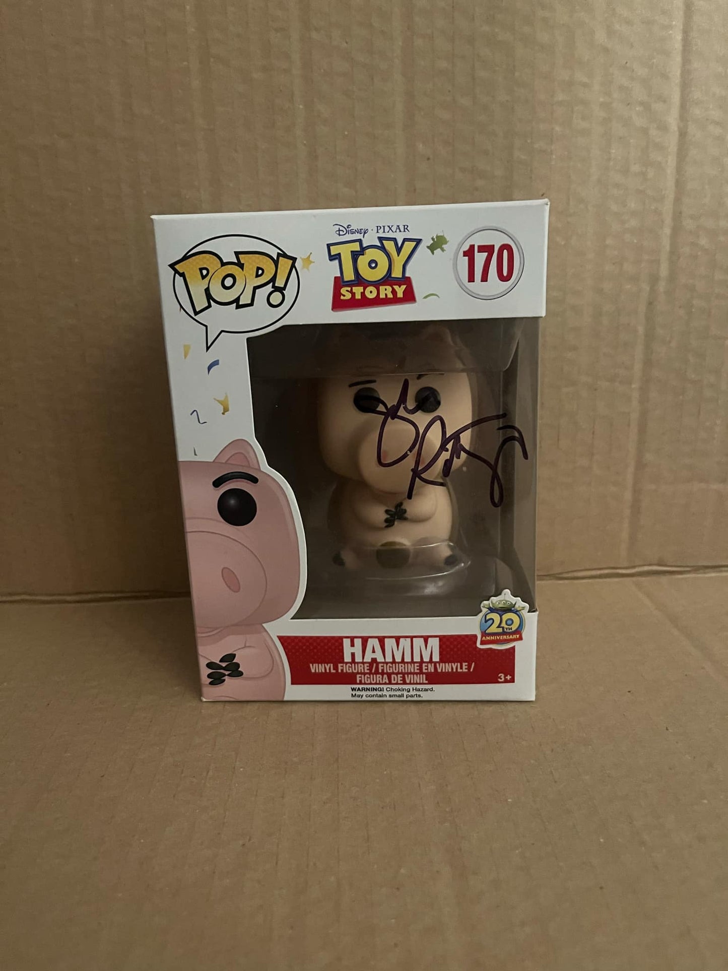 John ratzenburger signed hamm funko pop