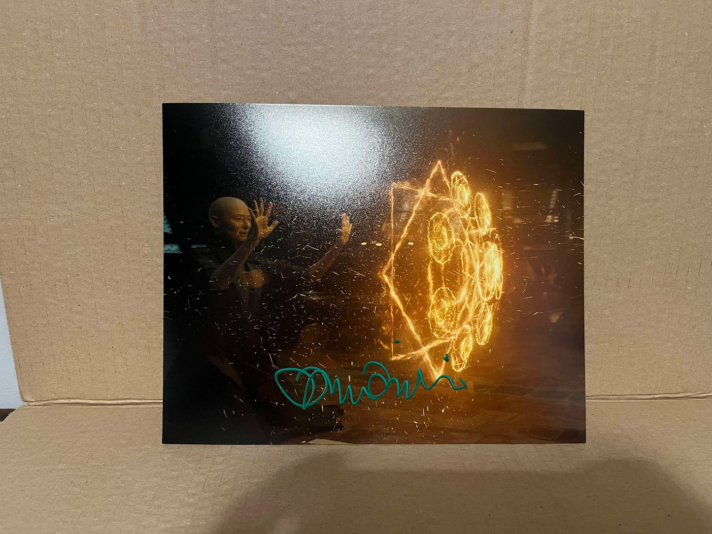 Tilda Swinton signed 8x10 doctor strange print