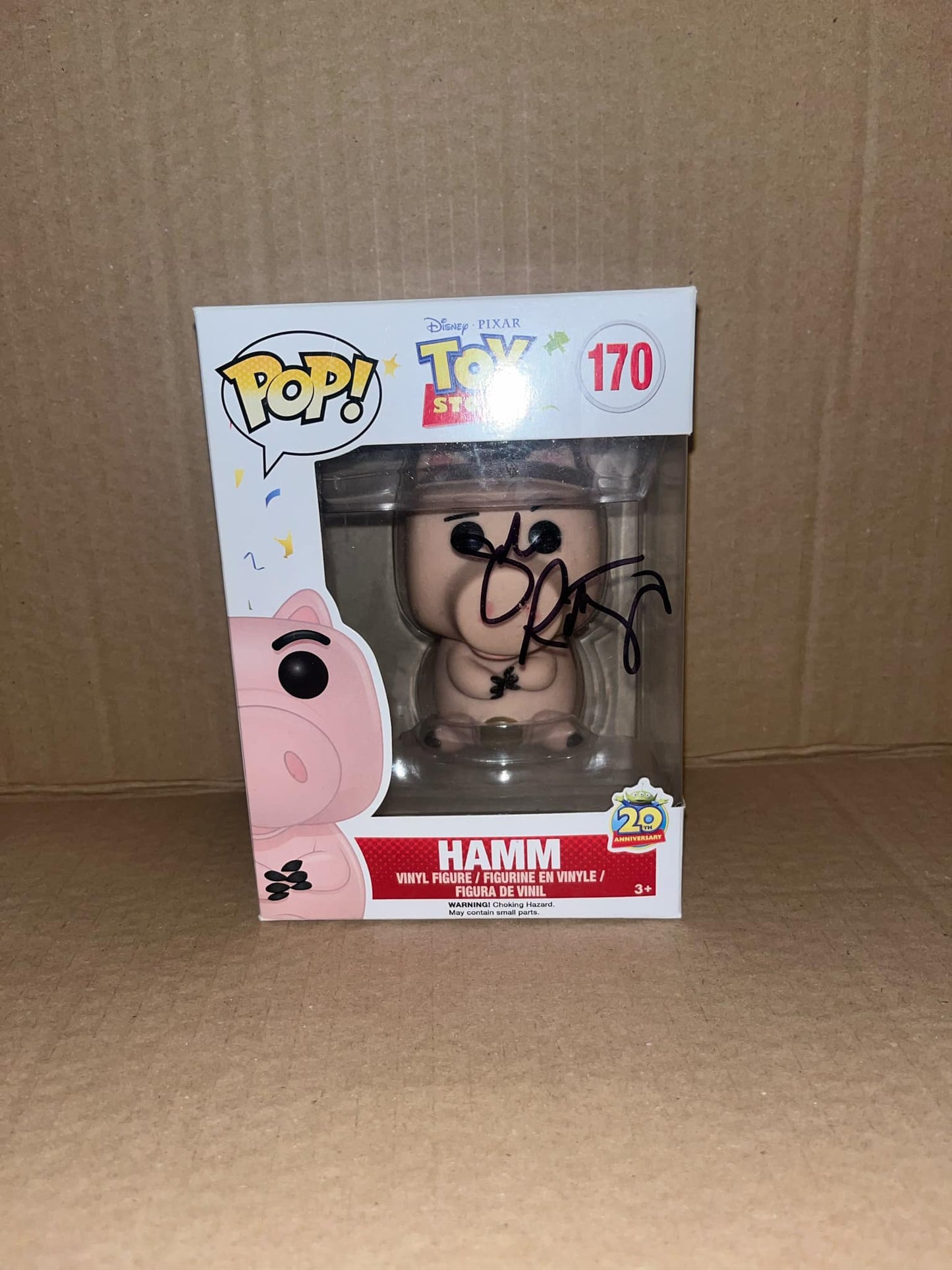 John ratzenburger signed hamm funko pop