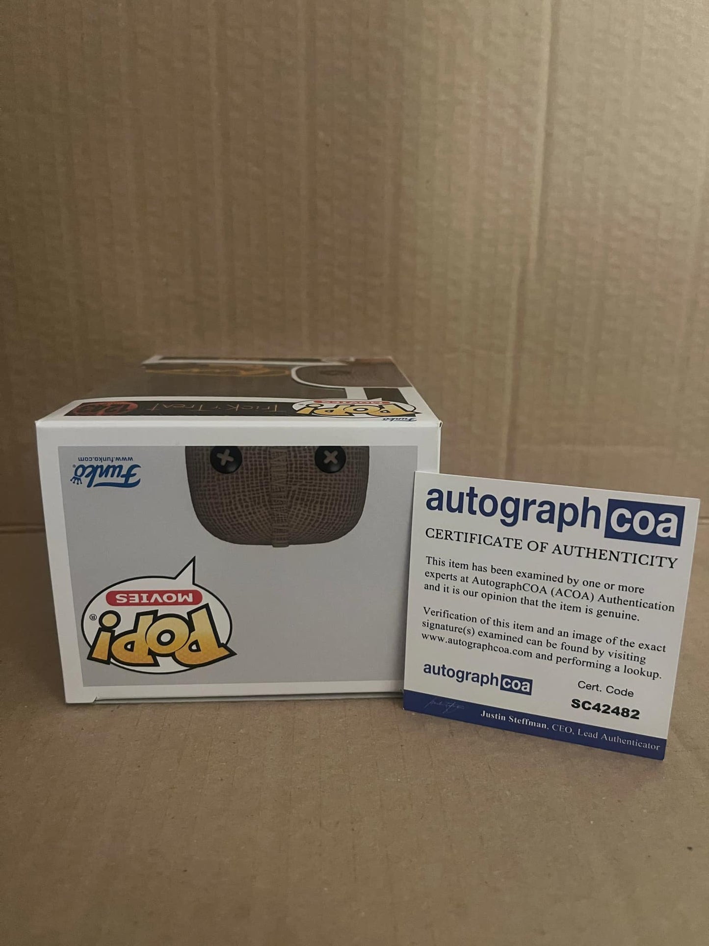 Quinn lord signed Sam Funko pop with ACOA