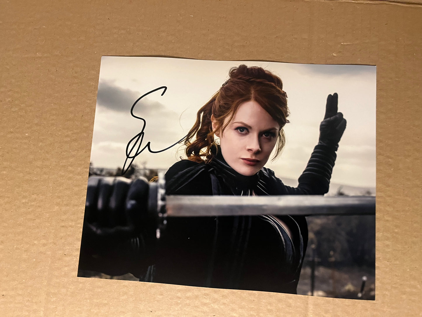 Emily Beecham Signed 10x8