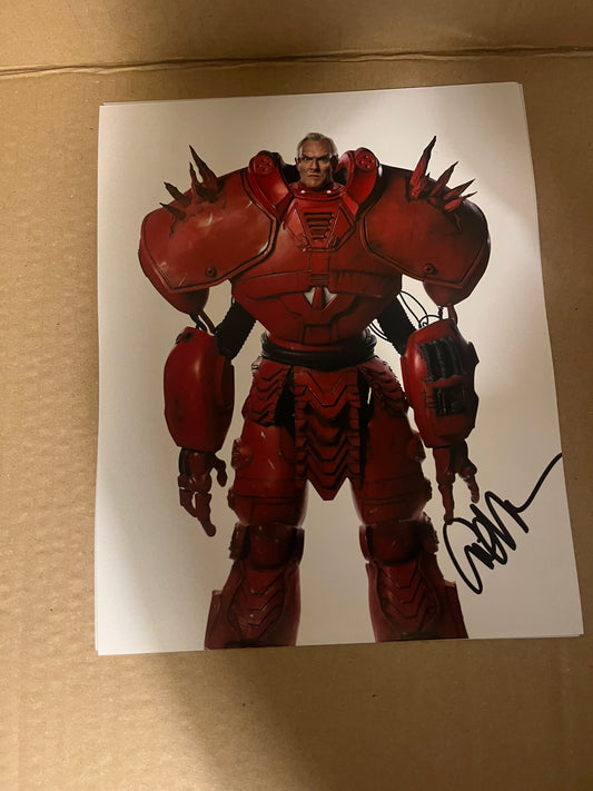 Greg Davis Signed 10x8