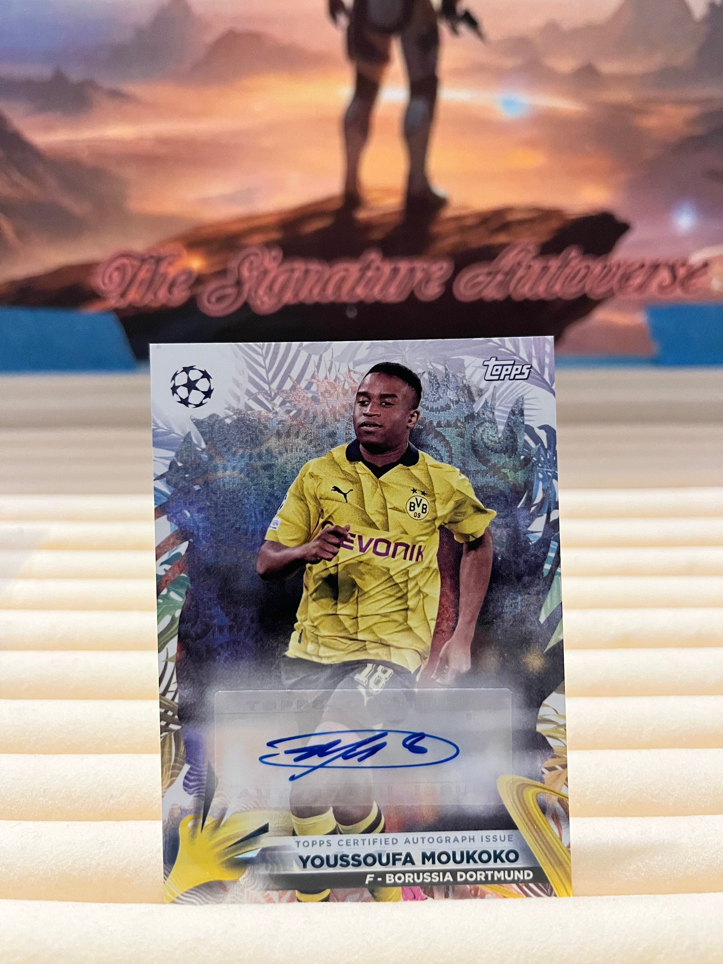 Youdeoufa Moukoko Signed Trading Card