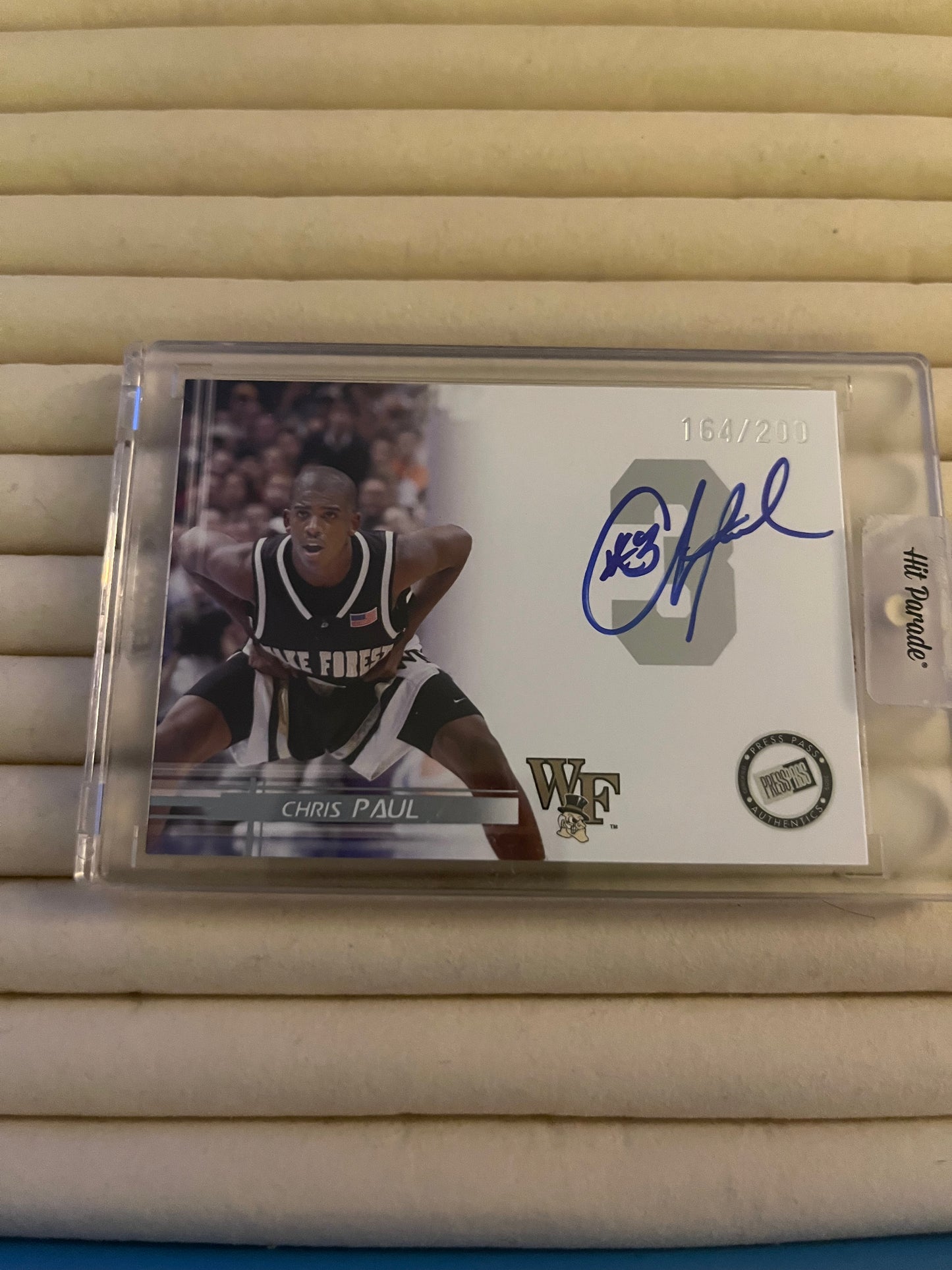 Chris Paul signed trading card