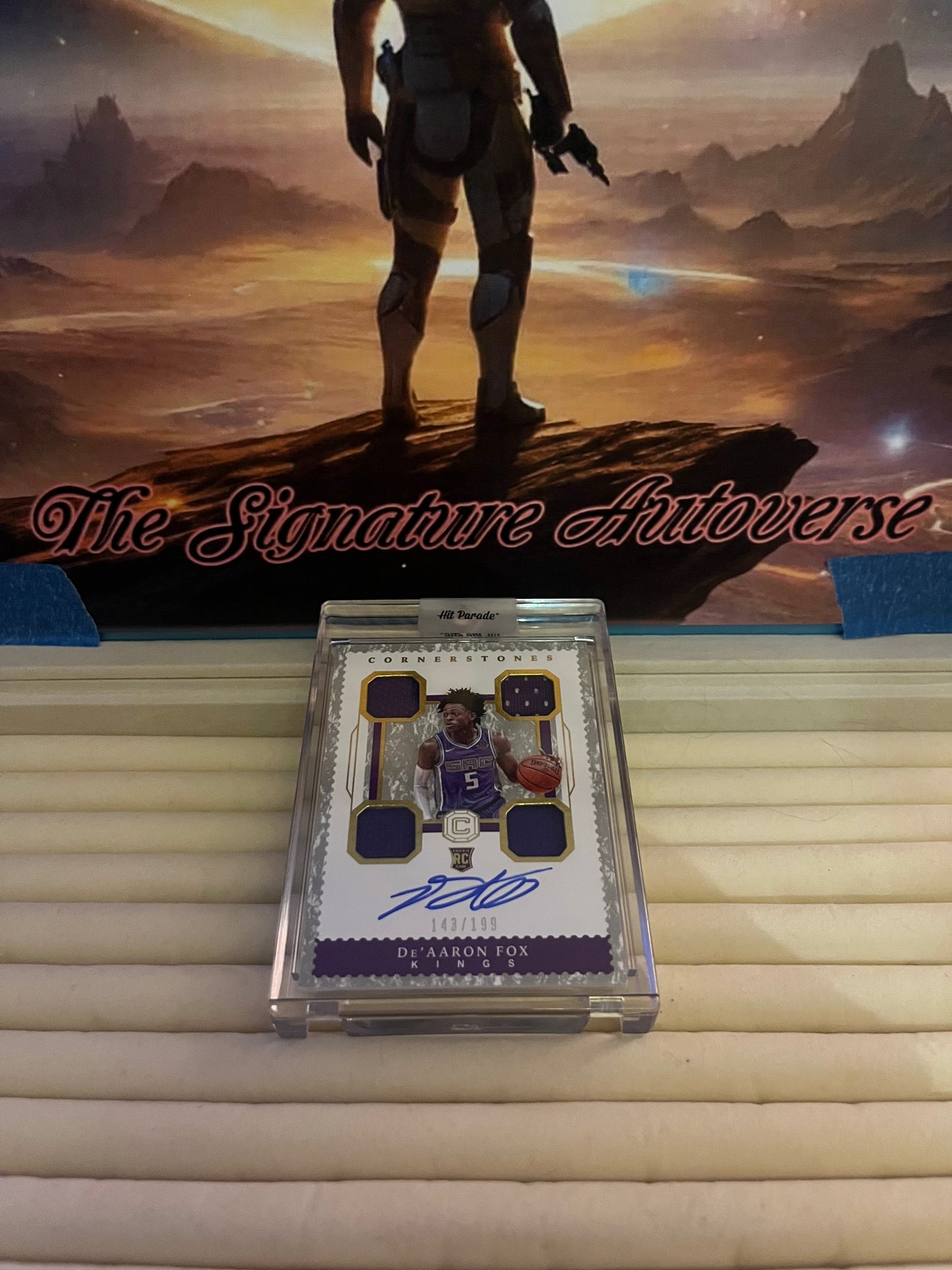 De’AARON Fox Signed Trading Card