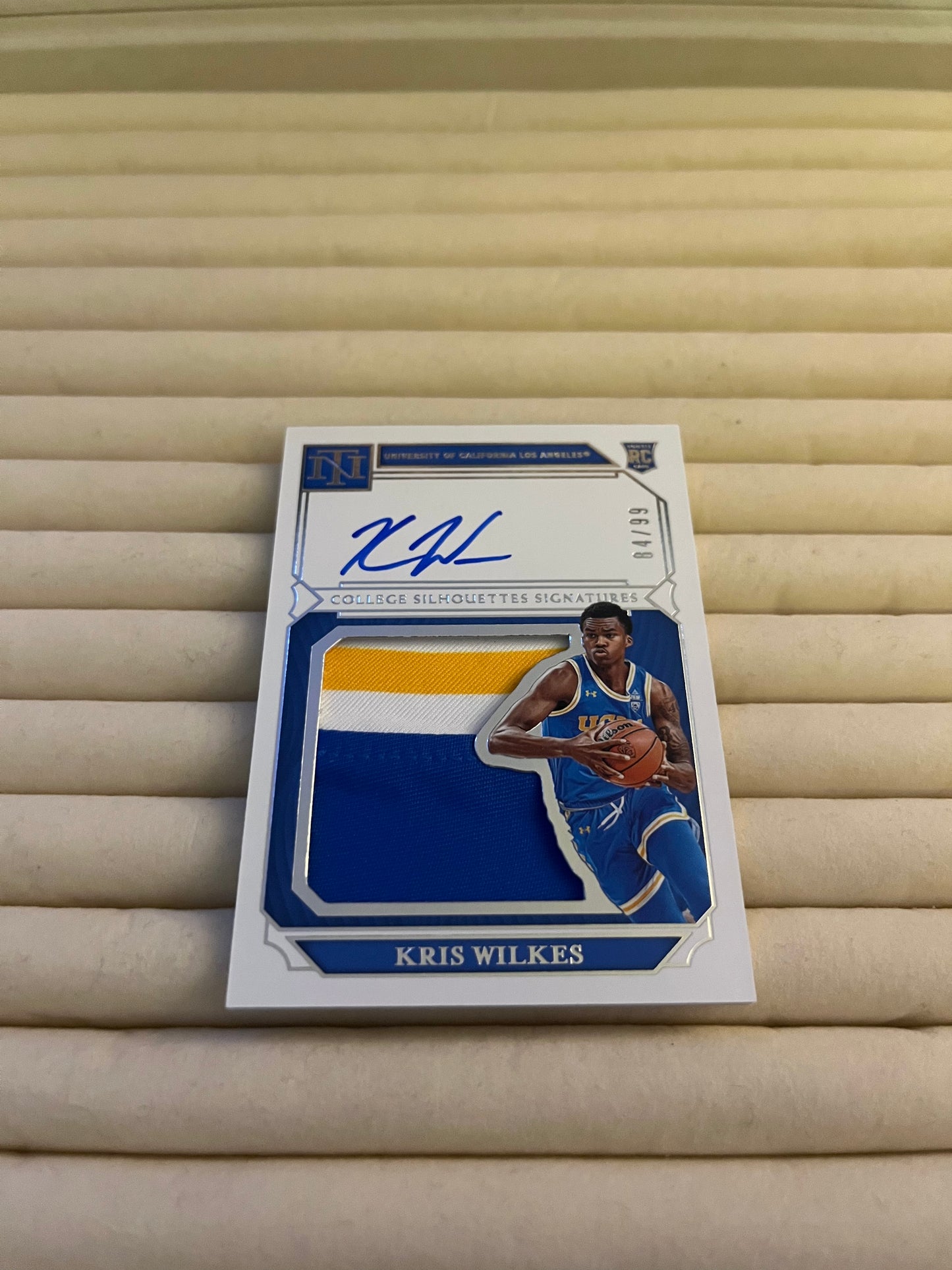 Kris Wilkes signed trading card