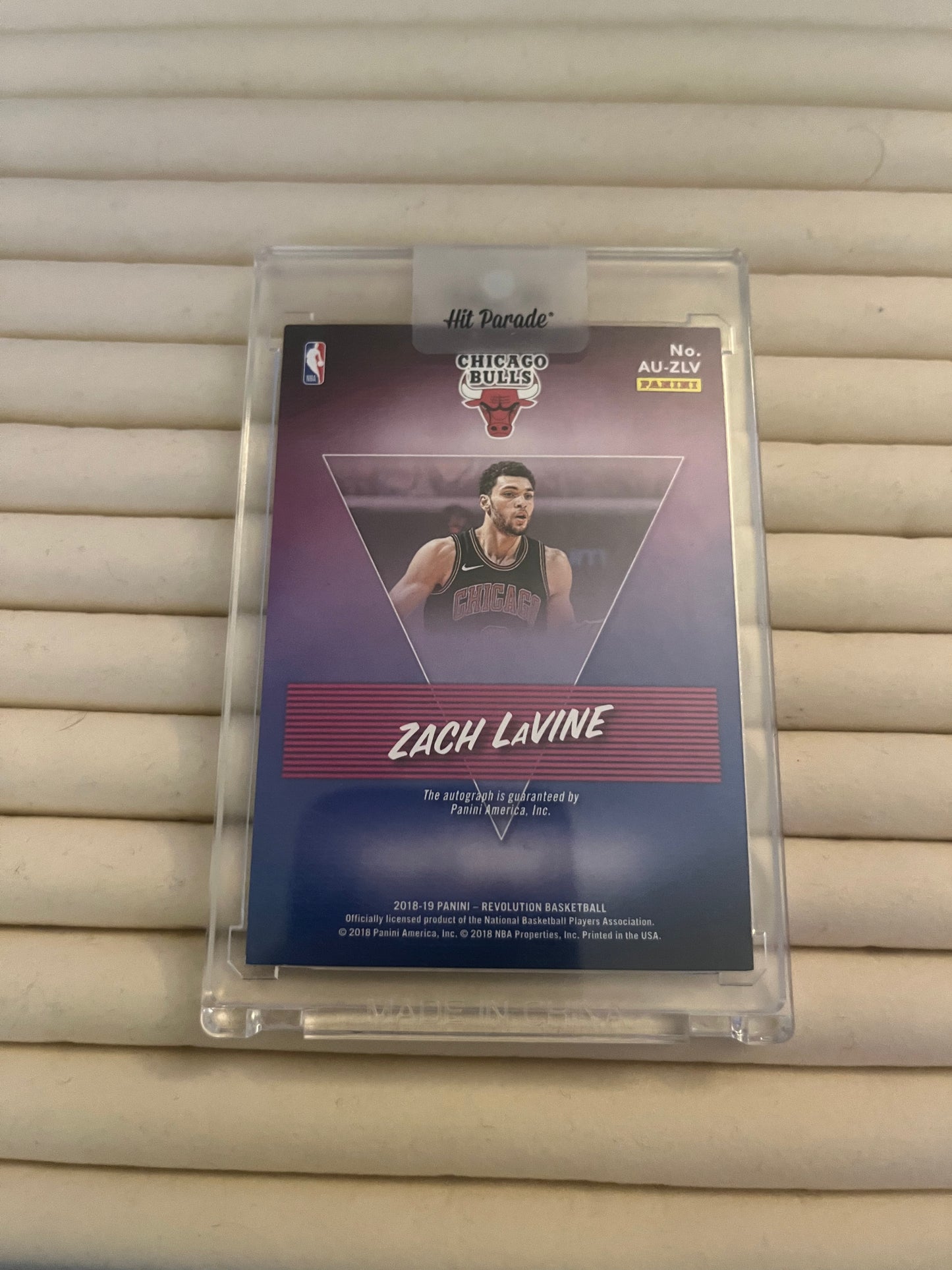 Zach LaVine Signed Trading Card