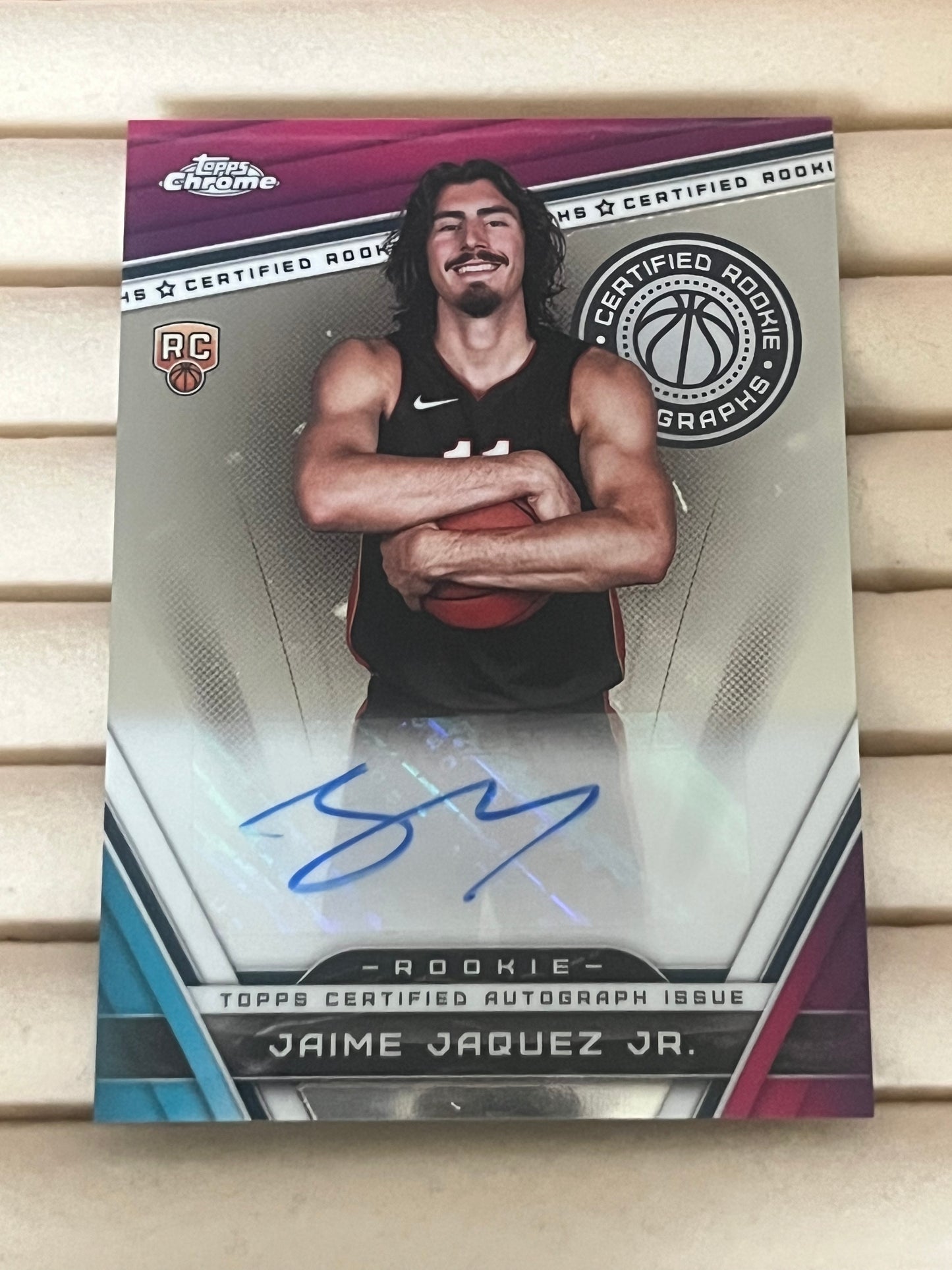 Jamie Jaquez JR Signed Trading card