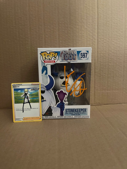 Stonekeeper Signed funko pop orange A