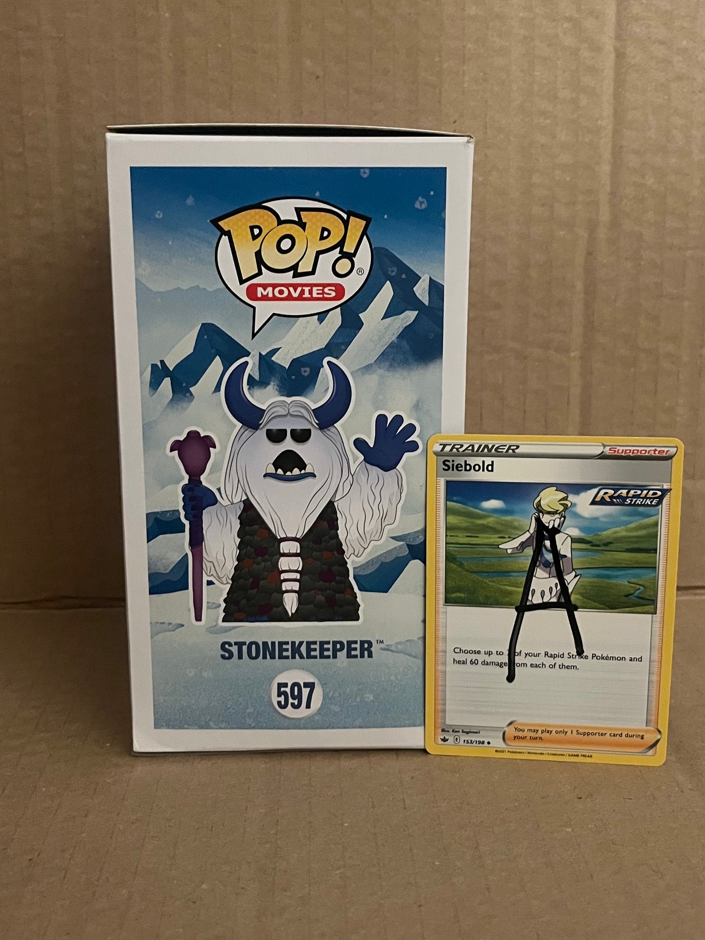 Stonekeeper Signed funko pop orange A