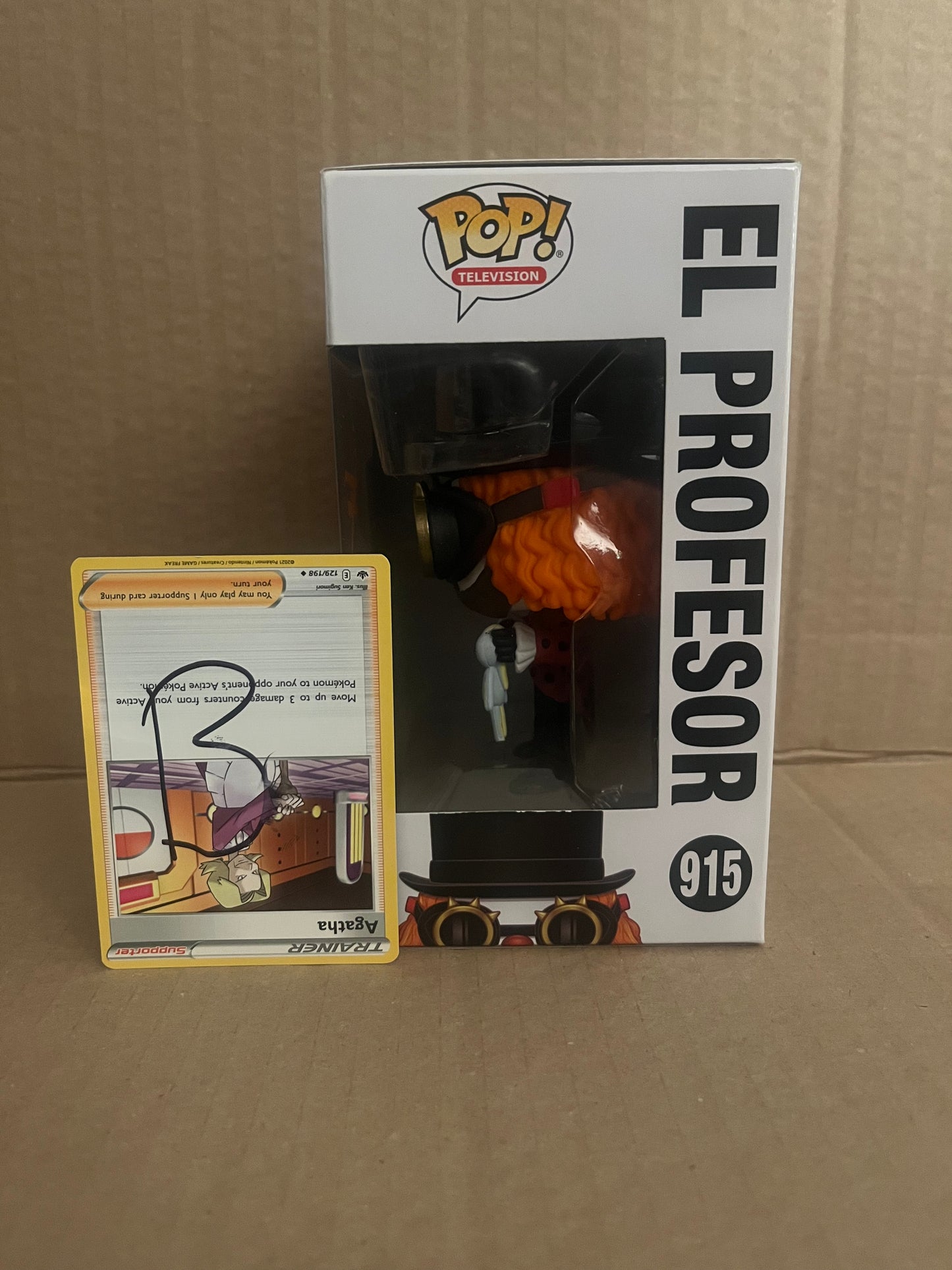 El profesor Signed funko pop B