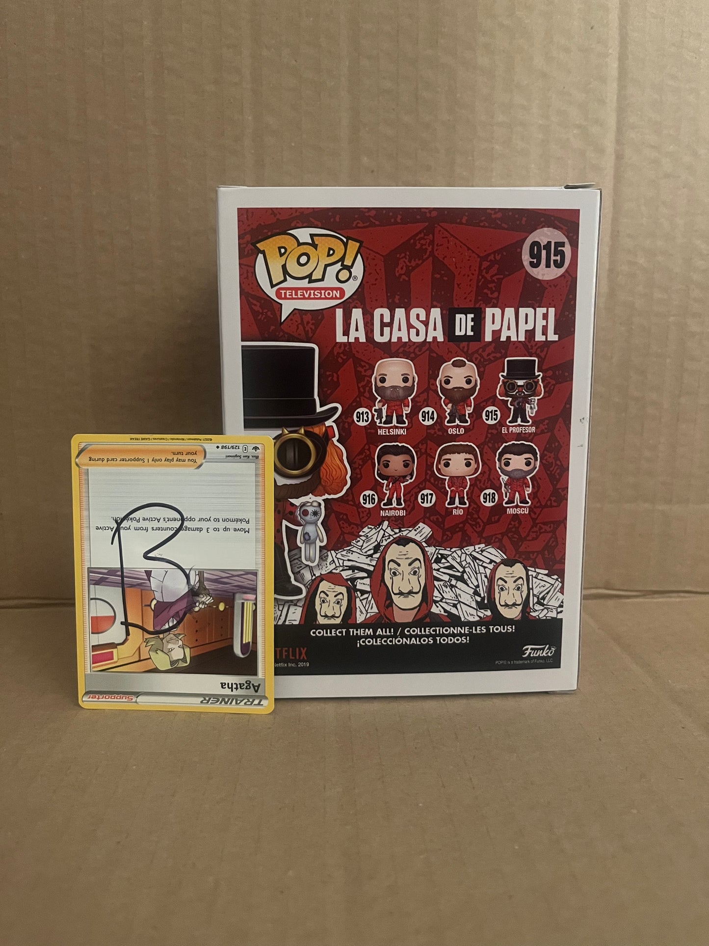 El profesor Signed funko pop B