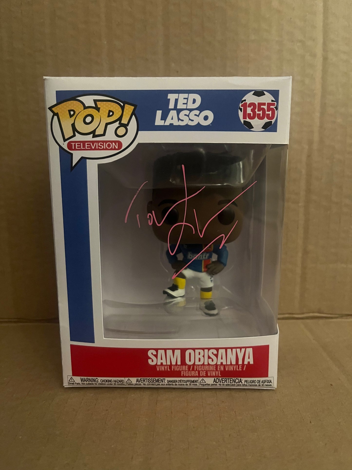 Sam Obidanya Signed Funko Pop Pink