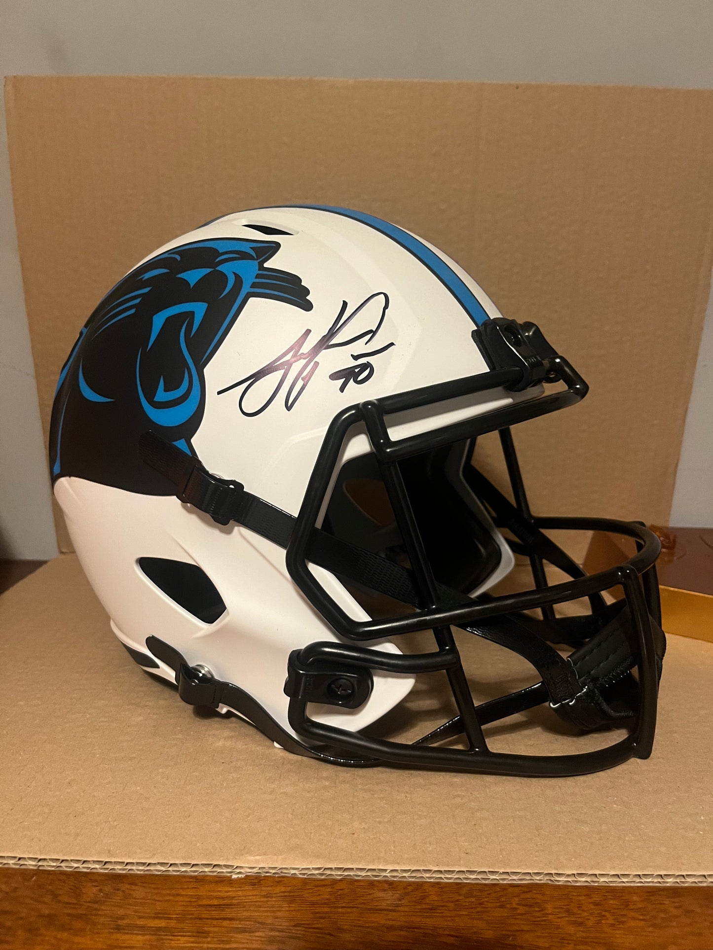 Julius peppers signed full size replica NFL helmet