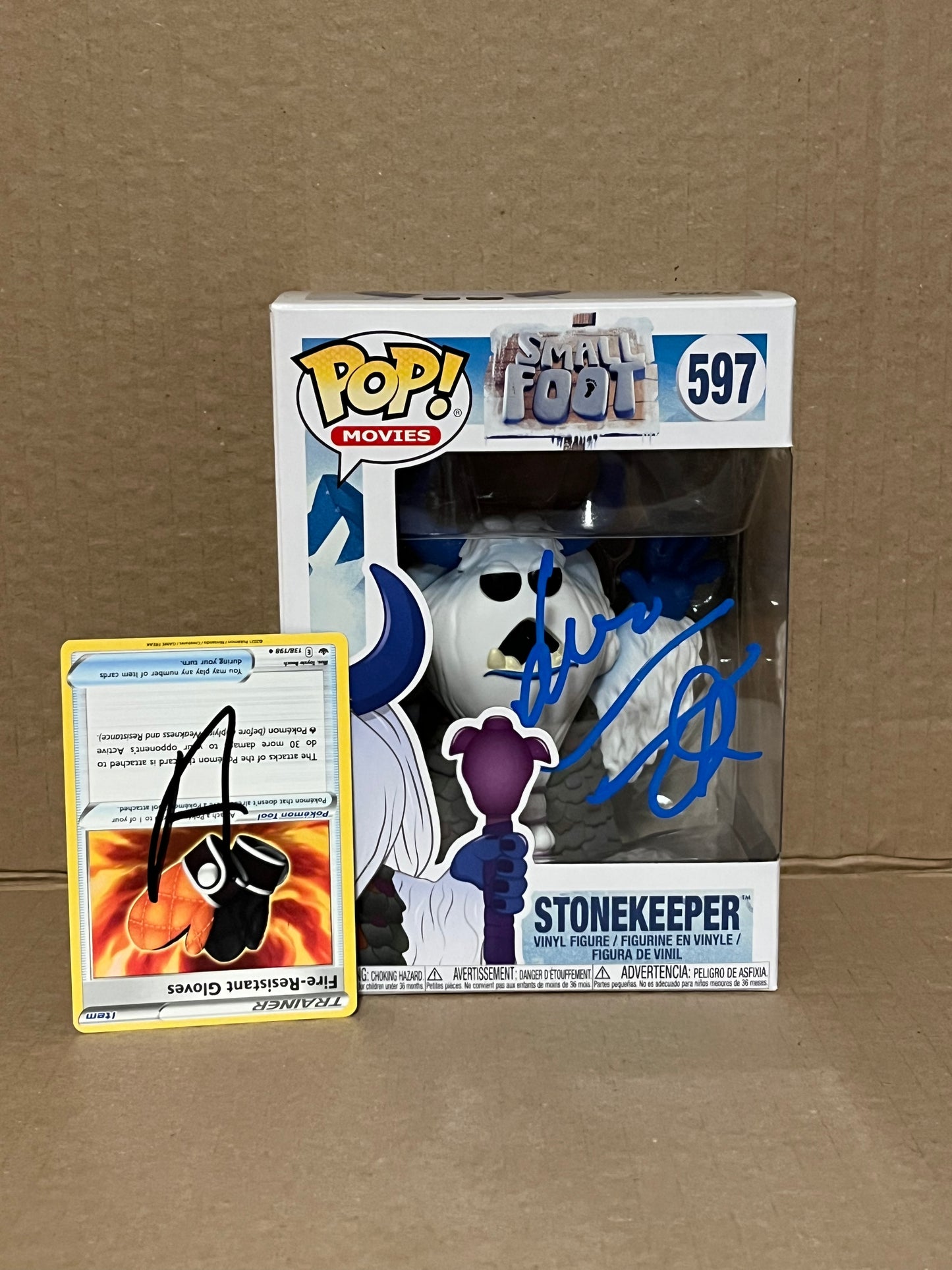 Stonekeeper Signed Funko Pop Blue A