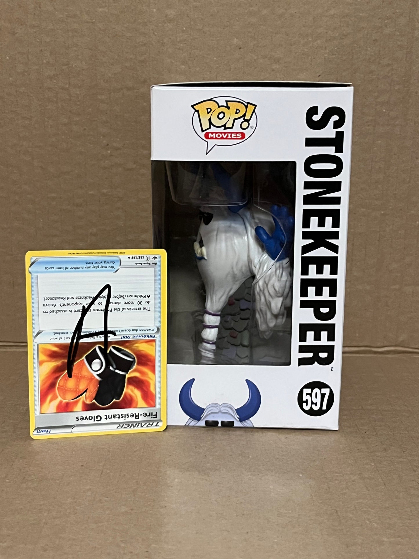 Stonekeeper Signed Funko Pop Blue A