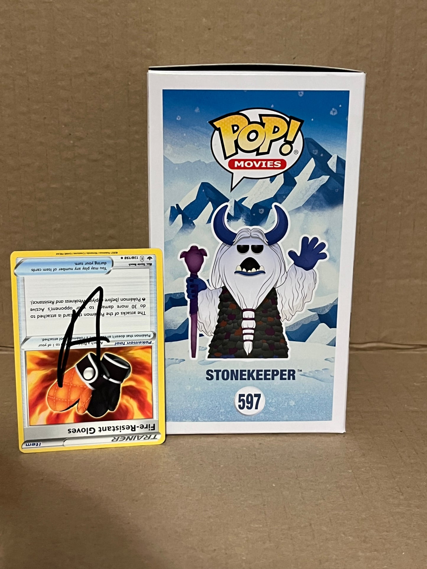 Stonekeeper Signed Funko Pop Blue A