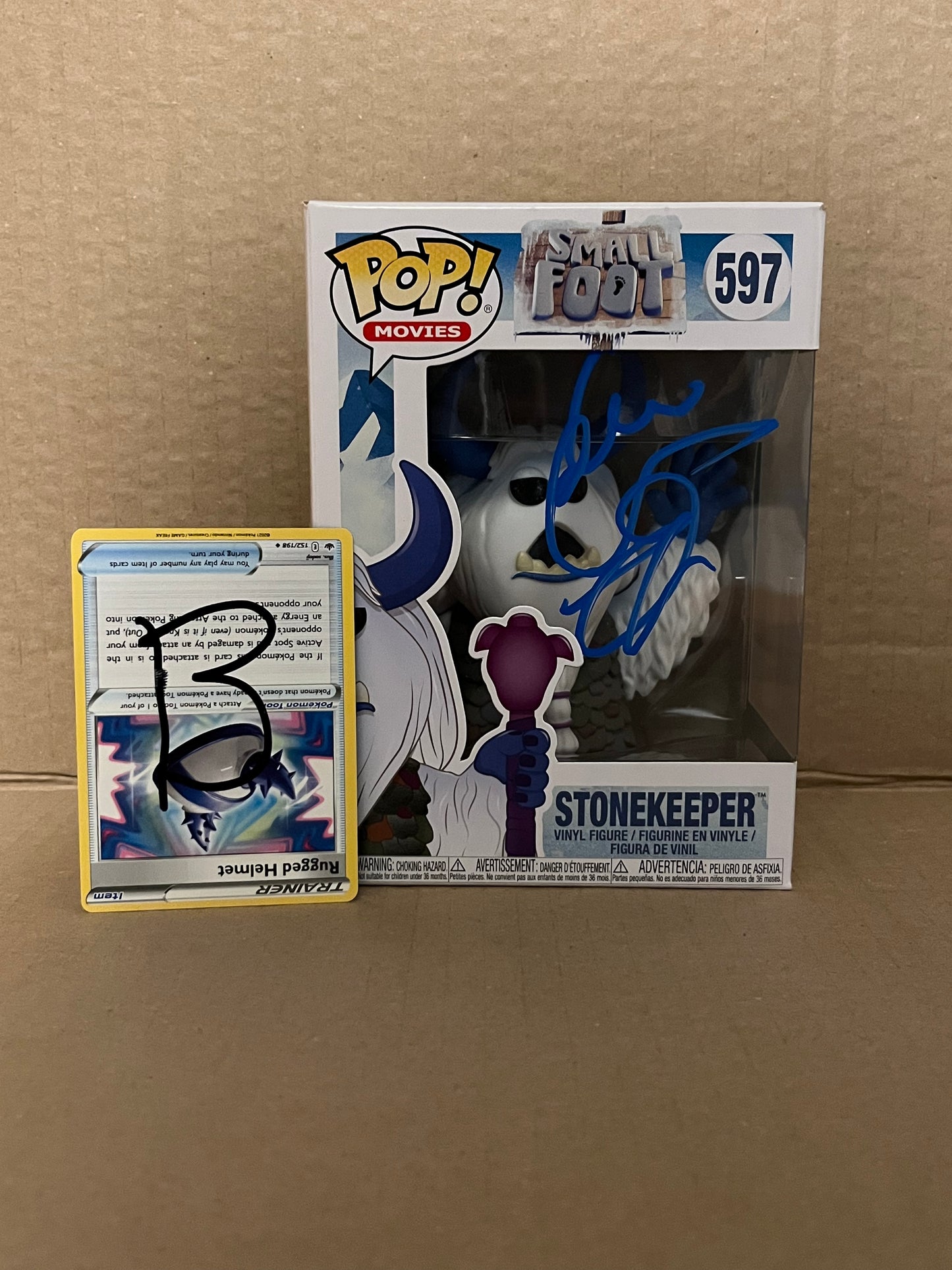 Stonekeeper Signed Funko Pop Blue B