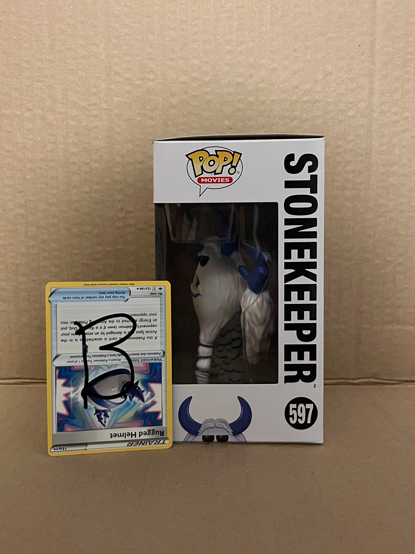 Stonekeeper Signed Funko Pop Blue B