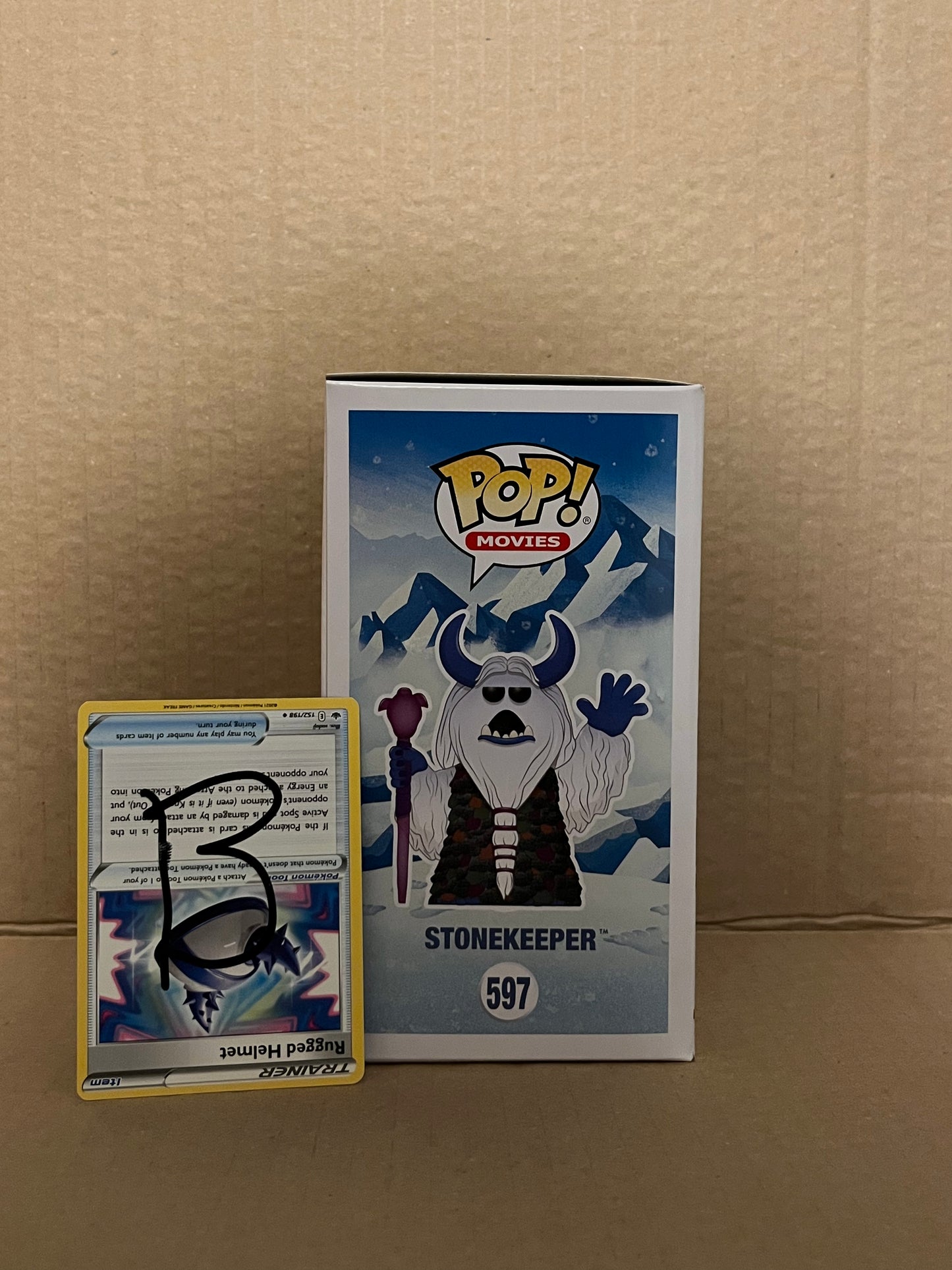 Stonekeeper Signed Funko Pop Blue B