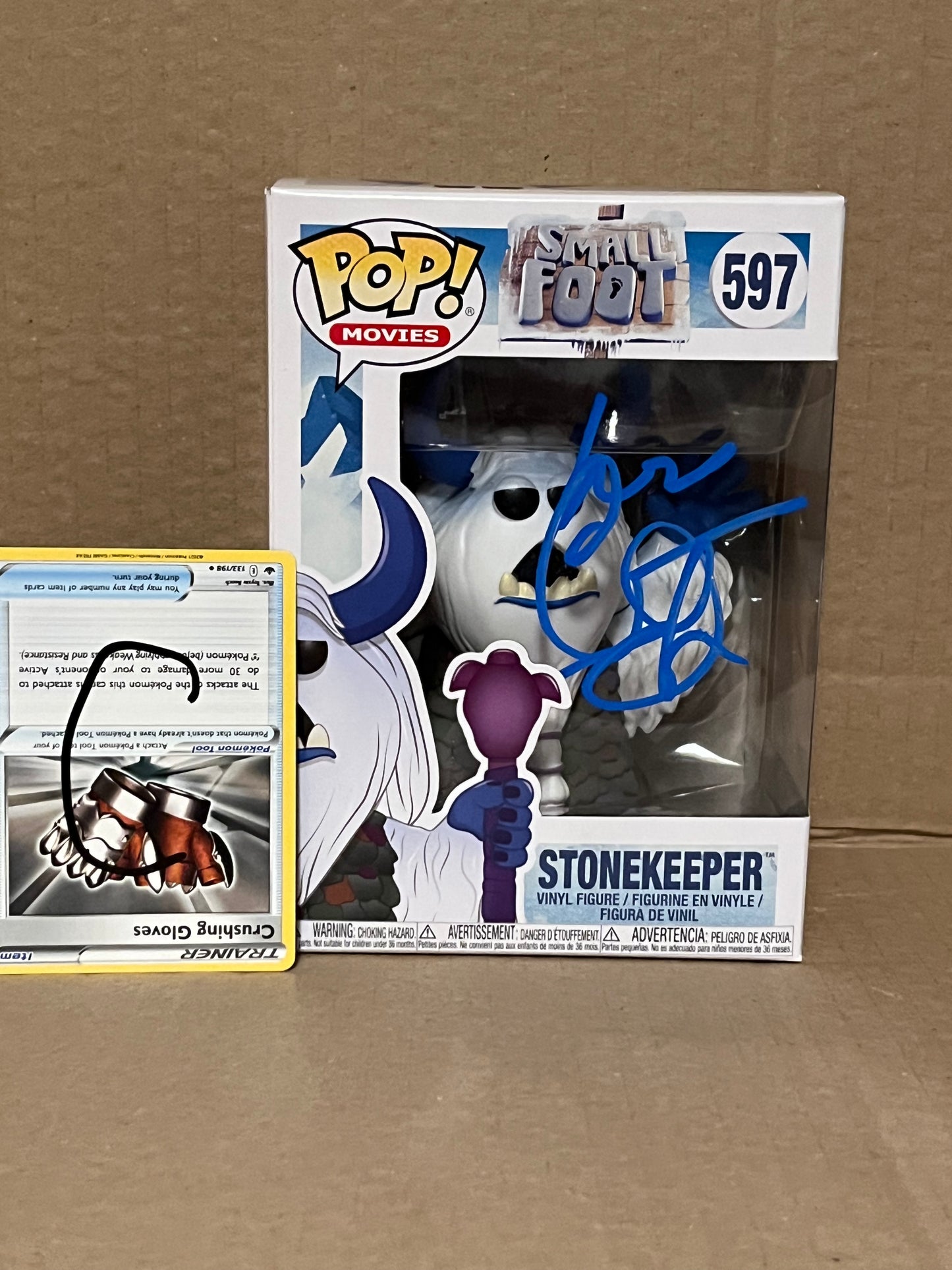 Stonekeeper Signed Funko Pop Blue C