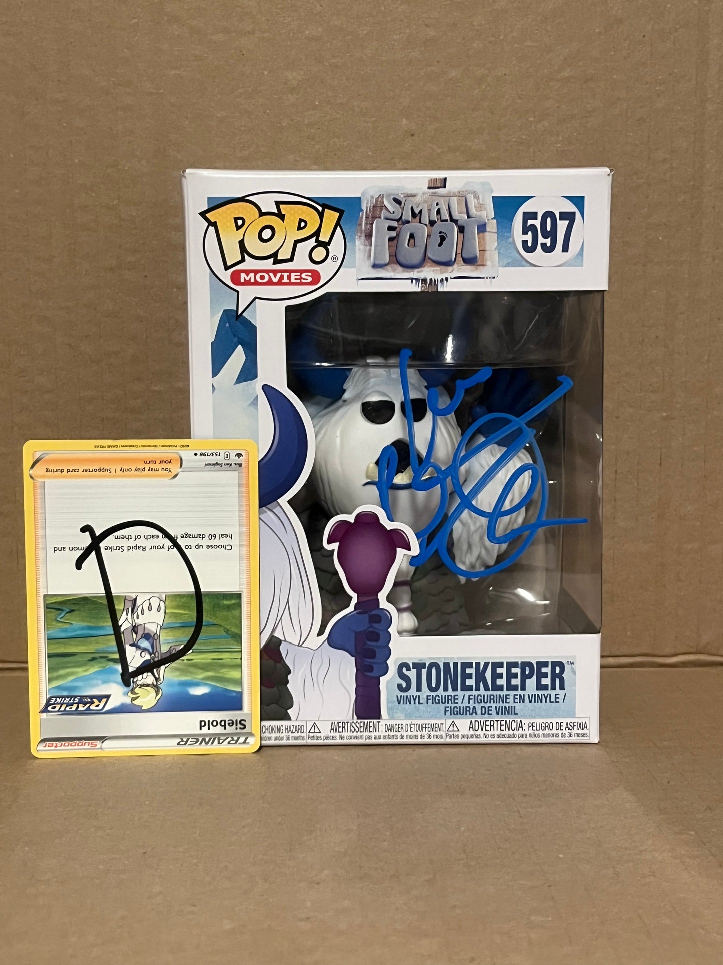 Stonekeeper Signed Funko Pop Blue D