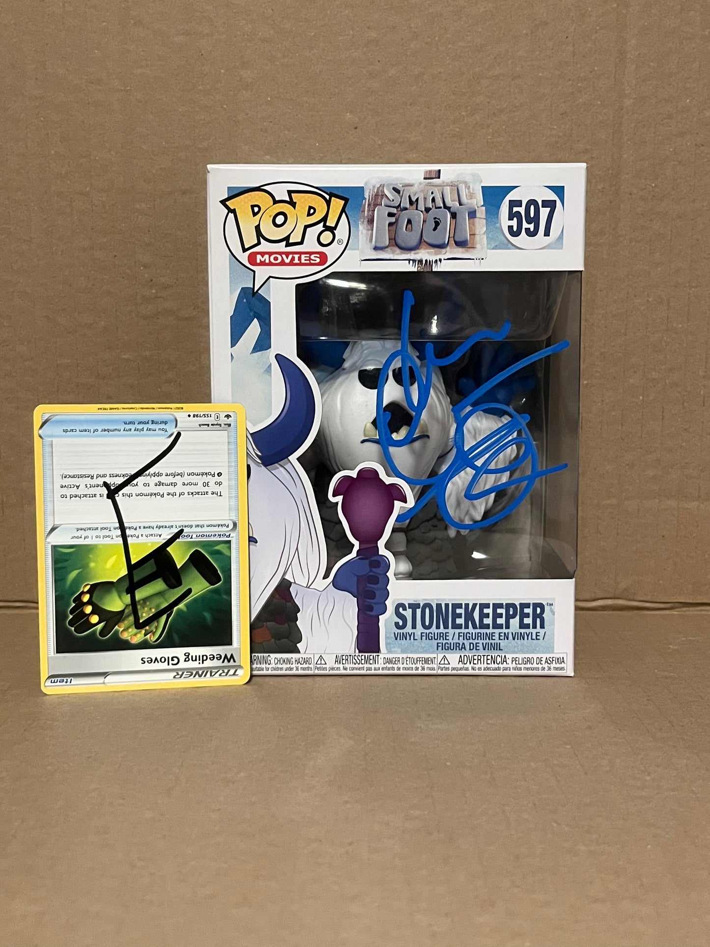 Stonekeeper Signed Funko Pop Blue E