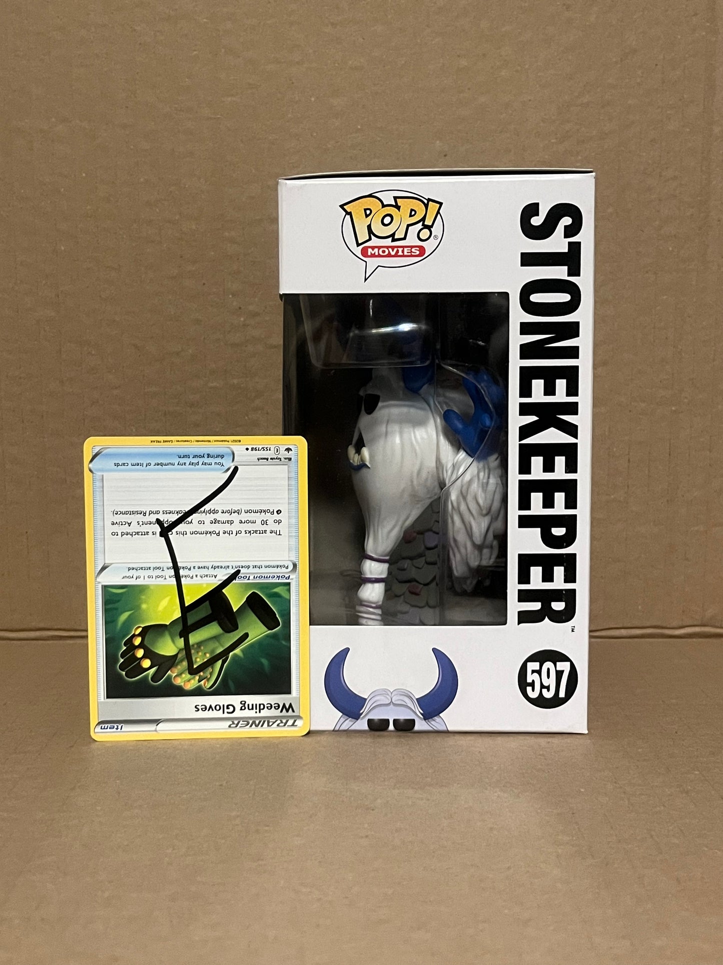 Stonekeeper Signed Funko Pop Blue E