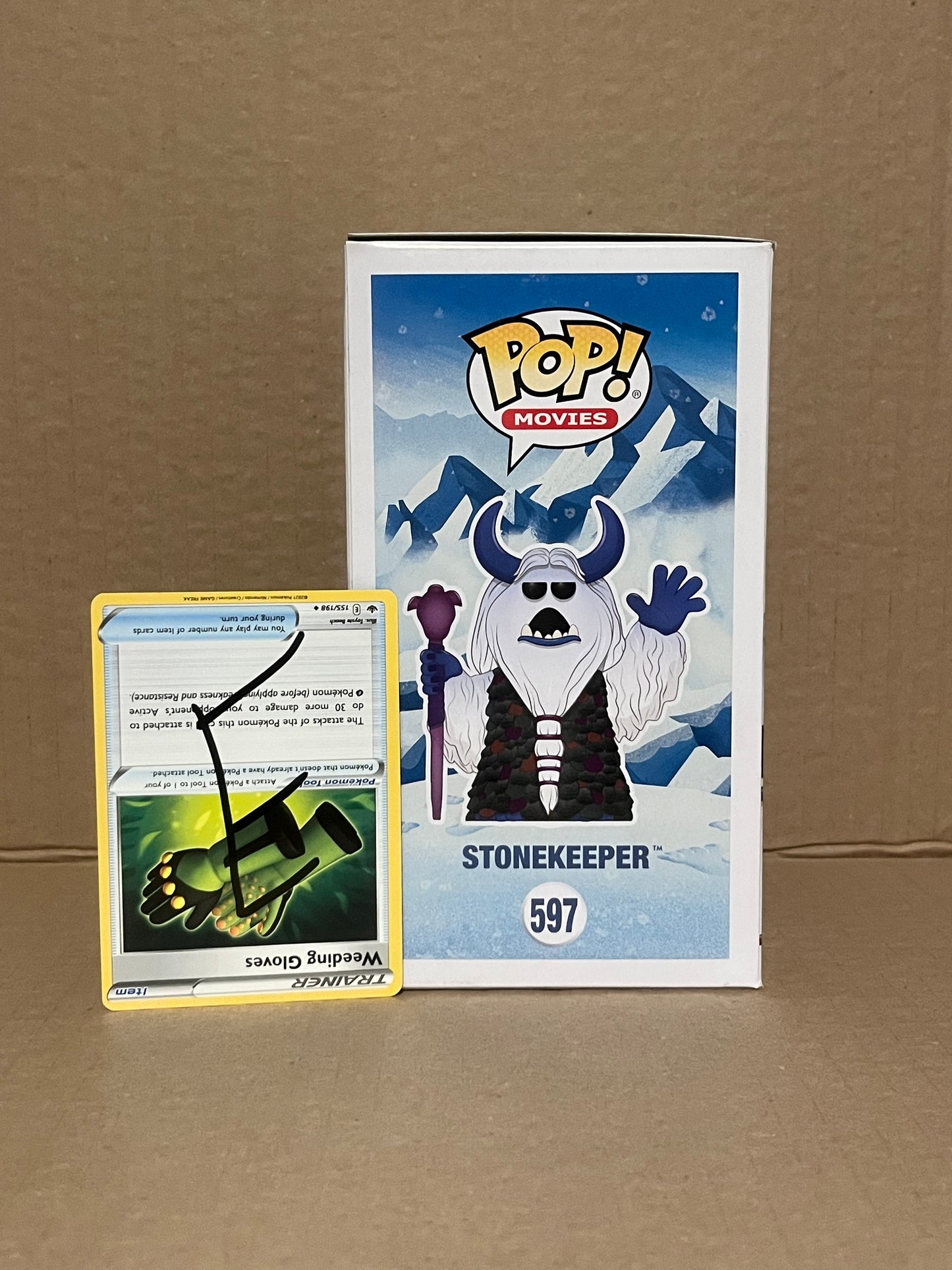 Stonekeeper Signed Funko Pop Blue E