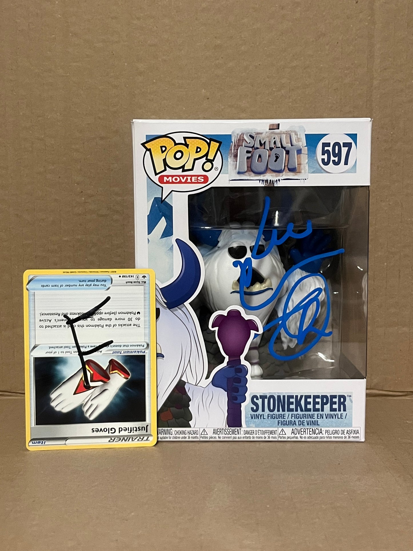 Stonekeeper Signed Funko Pop Blue F