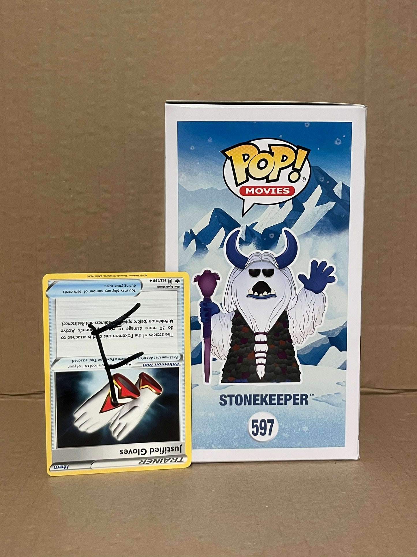 Stonekeeper Signed Funko Pop Blue F