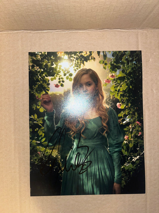 Ellie bamber Signed 10x8