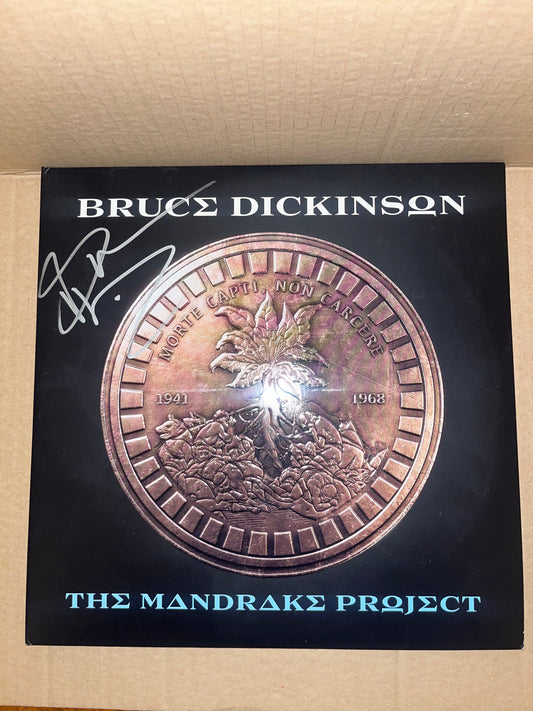 Bruce Dickinson Signed LP